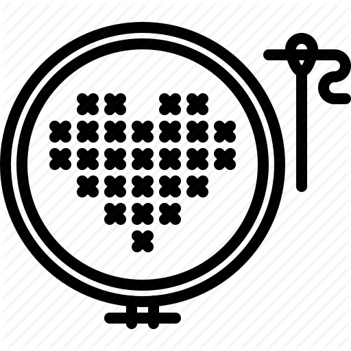 Artisan, Craft, Cross, Handmade, Needle, Stitch, Thread Icon