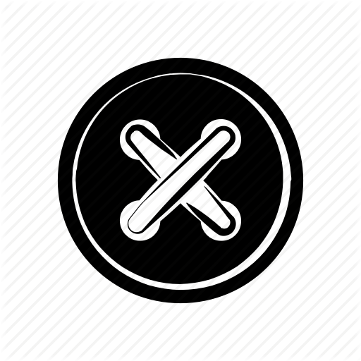 Button, Fixed, Sew, Sewing, Stitch, Tailoring, Tools Icon