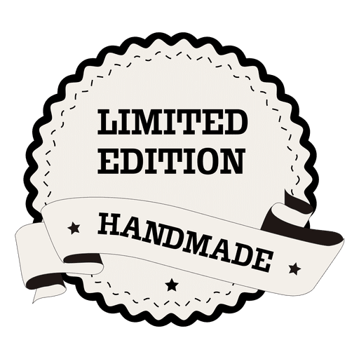 Limited Edition Handmade Round Label
