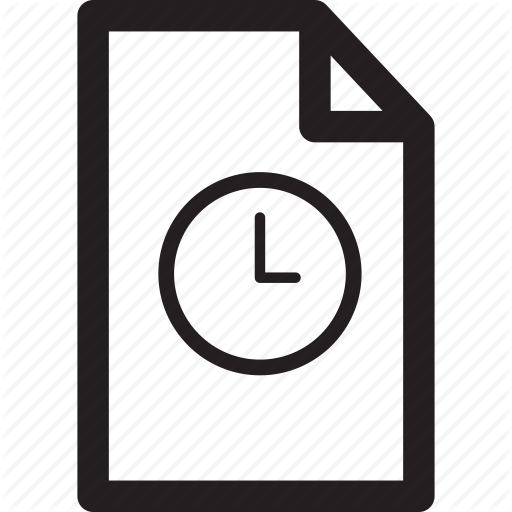 Clock, Document, File, Limited, Page, Time Icon