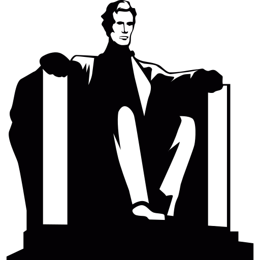 Lincoln Memorial Statue Png Icon