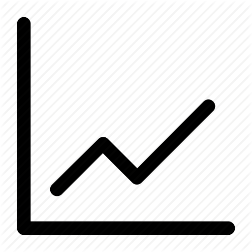 Business, Chart Icon, Line Chart, Up Chart Icon