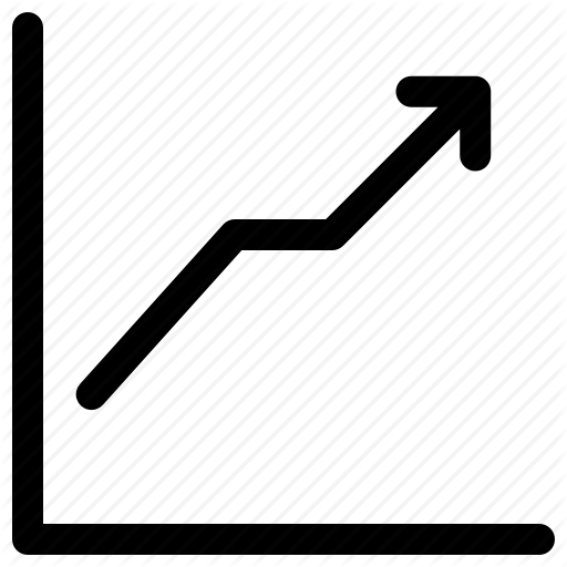 Chart, Graphic, Line Graph, Stats Icon
