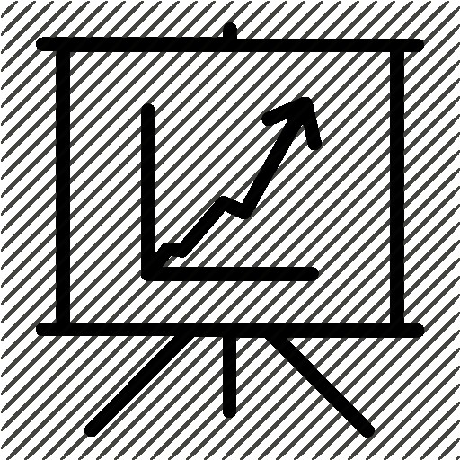 Line Graph Increasing Red Showing Profit Increase Achievement