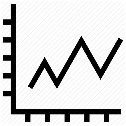 Benefit Chart, Business Chart, Chart, Graph, Marketing Line Graph Icon