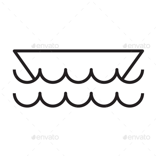 Travel Element Line Icon Set