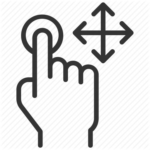 Device, Fingers, Gesture, Line Icon, Tap, Touch, Ux Icon