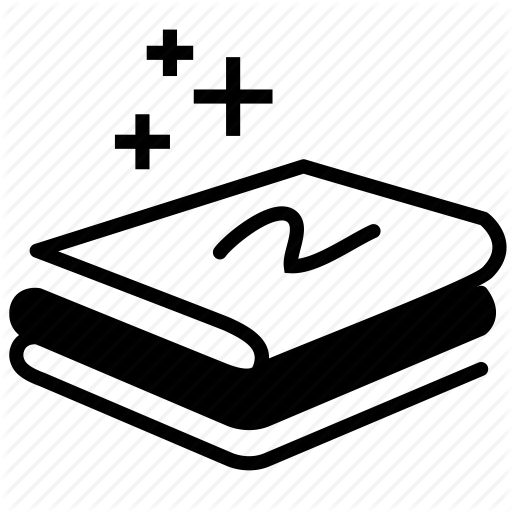 Bath, Cosmetic, Folded Towels, Hotel, Linen, Shower, Towel Icon