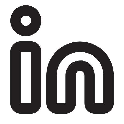 Linkedin, Outline Icon Free Of Eva Outline Icons