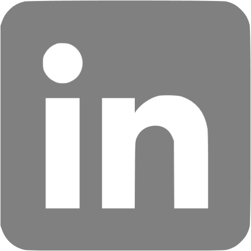 Gray Linkedin Icon