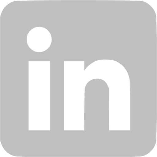 Silver Linkedin Icon