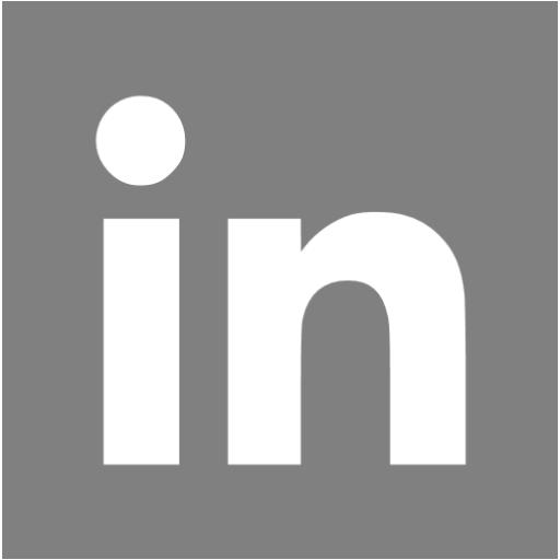 Gray Linkedin Icon