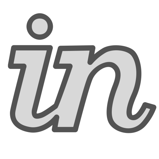 Letter, Share, Social, Media, Linkedin, Brand Icon