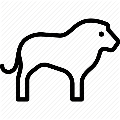 Animal, Feline, King, Lion Icon