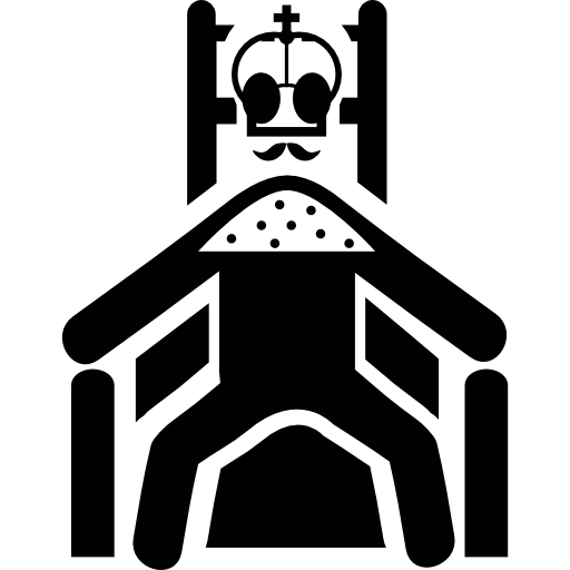 King In His Throne Icons Free Download