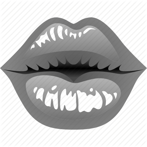 Kiss, Lips, Smiley, Valentines Icon