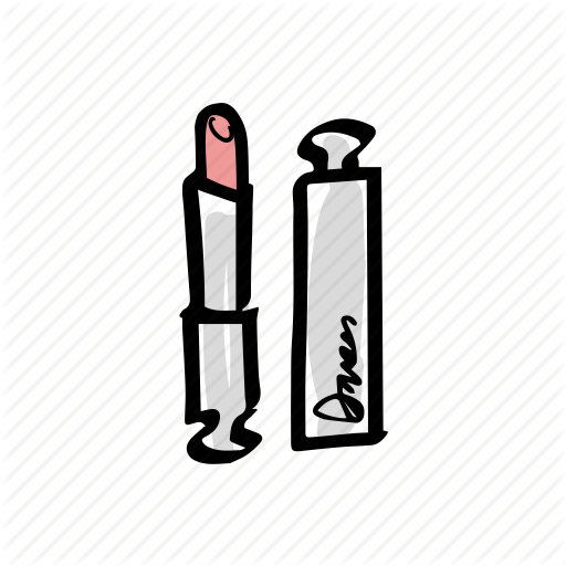 Illustration, Lipstick, Makeup, Pink Icon