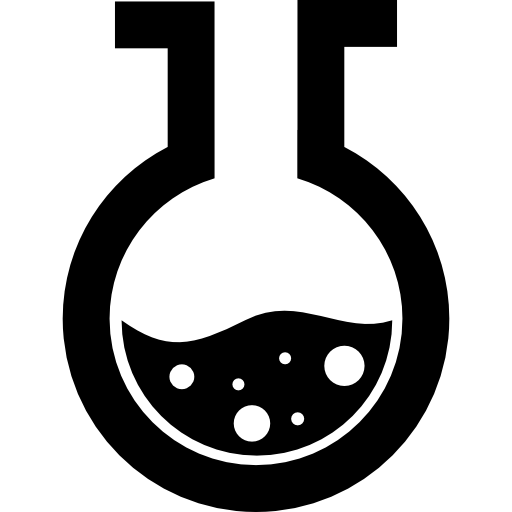 Chemistry Bottle With Liquid Icons Free Download