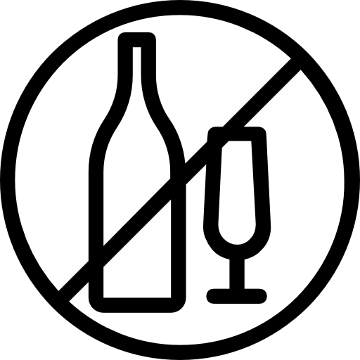 No Alcohol Icons