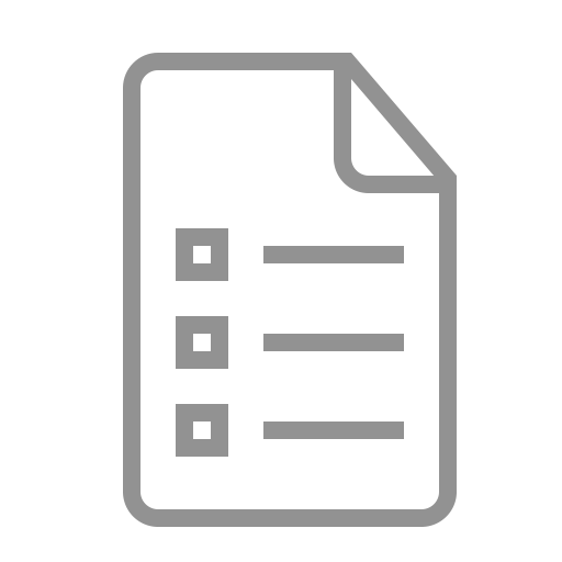 Document, List Icon