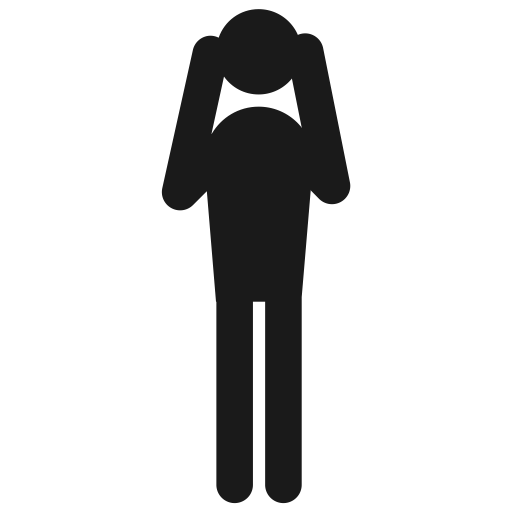 Pose, Monkey, Listen Icon