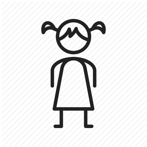 Child, Girl, Happy, Kid, Little, Standing, Young Icon