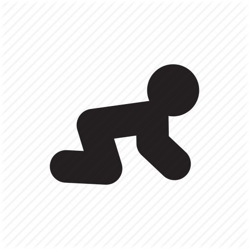 Baby, Child, Crawl, Little Icon