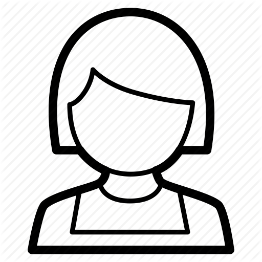 Child, Female, Girl, Little, Person, Profile, School Icon