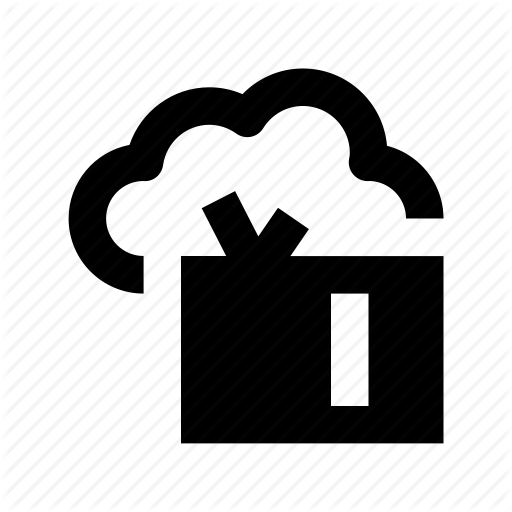 Cloud Computing, Cloud Tv, Live Tv, Online Tv, Retro Tv Icon