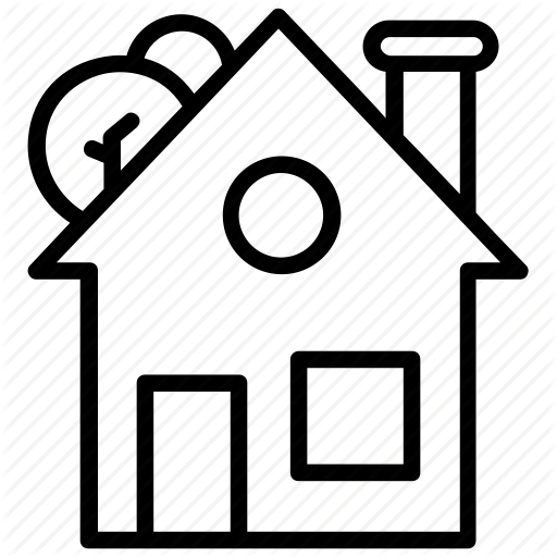 Eco Home, Ecohouse, Ecology House, Greenhouse, Sustainable Living Icon