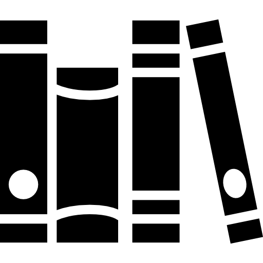 Living Room Books Group Icons Free Download