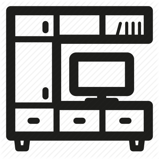 Furniture, Living, Room, Tv Icon