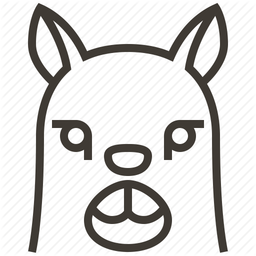 Alpaca, Animal, Face, Head, Llama Icon