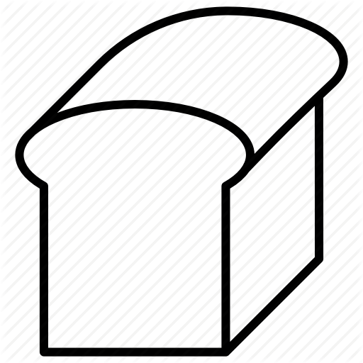 Bakery, Breadloaf, Loaf, White Bread Icon