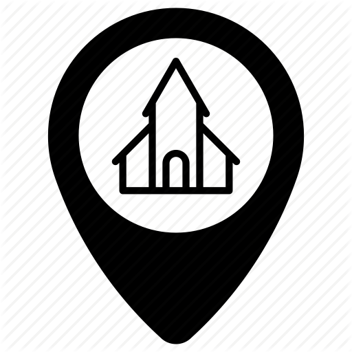 Church Locations Icon Free Icons