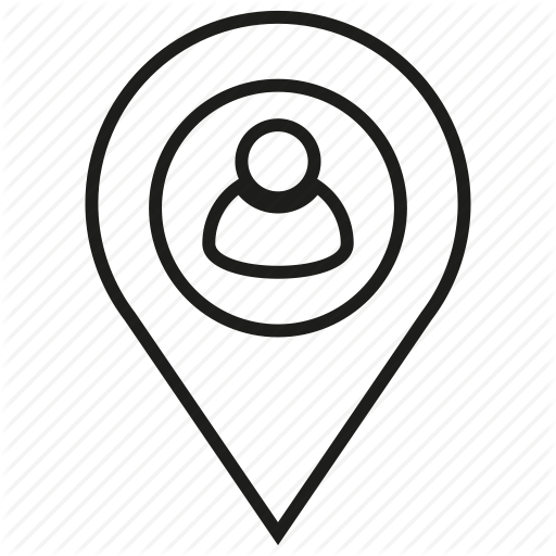 Location, People, Pin, Tracking Icon