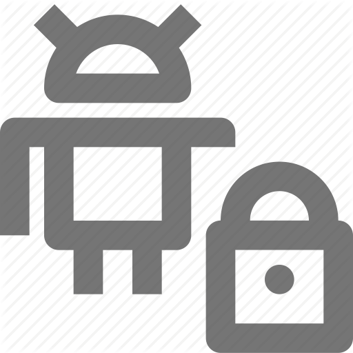 Android, Code, Language, Lock, Programming, Robot, Safe, Security Icon