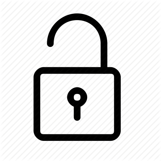 Encryption, Lock, Safe, Safety, Security, Unlock, Unlocked Icon