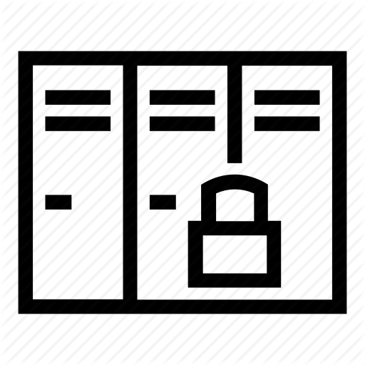 Changing, Clothes, Dressing, Key, Locker, Room, Sign Icon