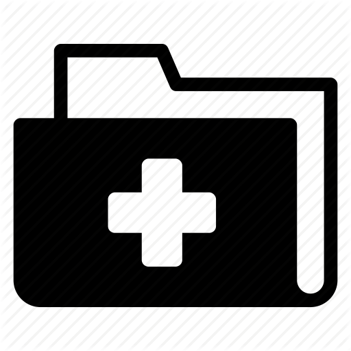 App, Data, Document, Files, Folder, Health Folder Icon