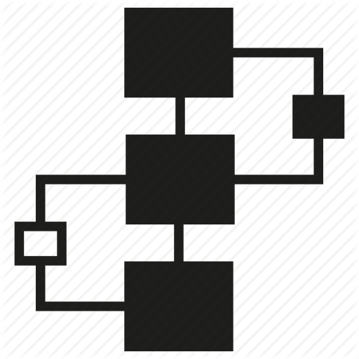 Diagram, Logic, Process Icon