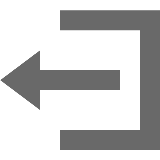 Dim Gray Account Logout Icon