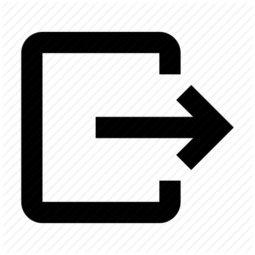 Arrow, Exit, Logout Icon