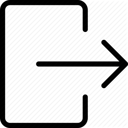 Exit, Log, Logout, Out Icon