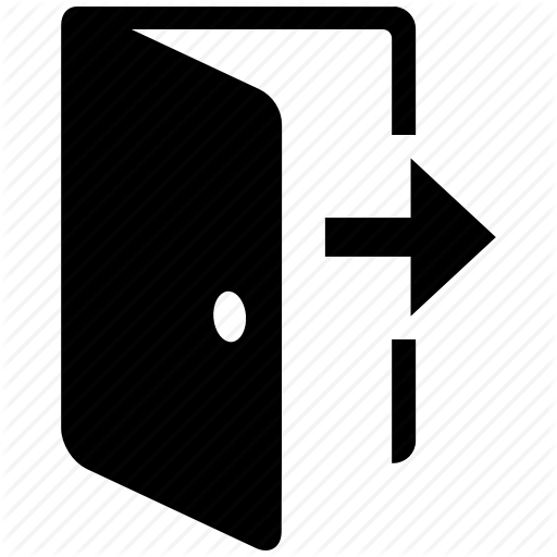 Account, Door, Exit, Leave, Log Out, Logout, Sign Out Icon