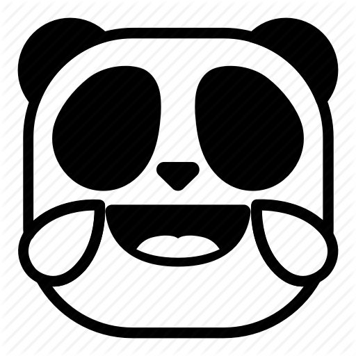 Animal, Asian, Drops, Laugh, Lol, Panda Icon