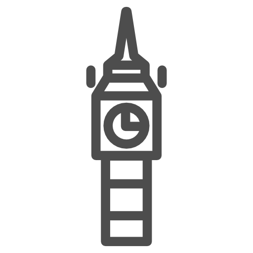 Bigben, Building, Construction, Tower, London Icon Free