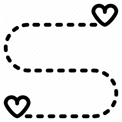 Distance, Long, Love, Romance Icon