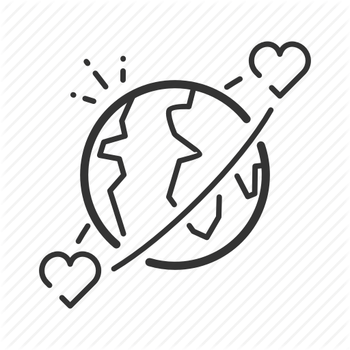 Distance, Long Distance, Love, Planet, Relationship, Romance Icon