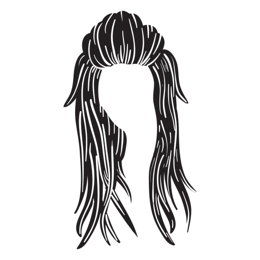 Long Woman Hair Icon